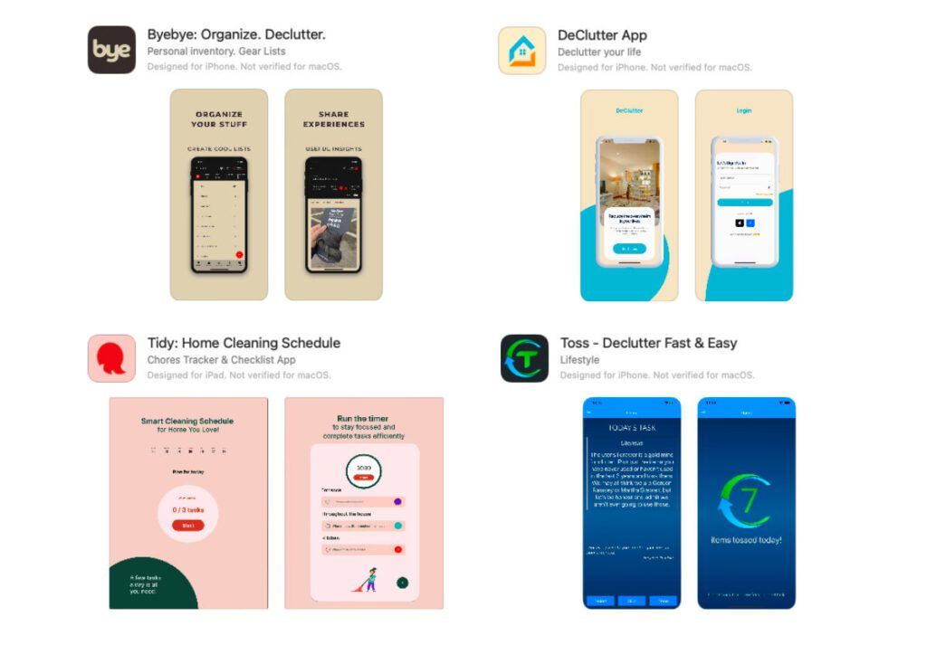 declutter your life home apps