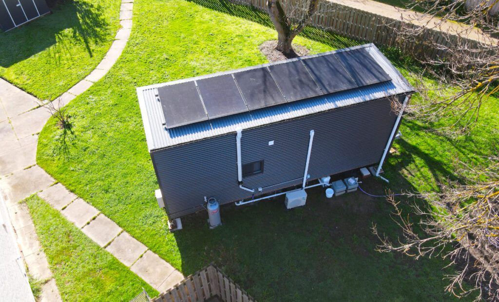 solar panels save money tiny home
