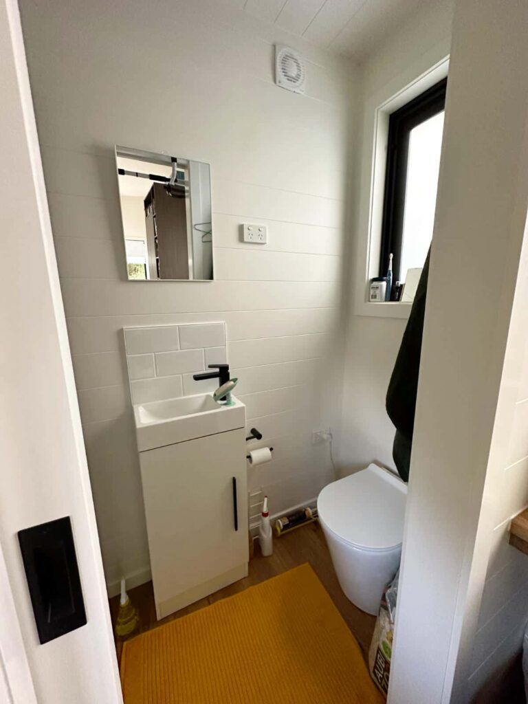 tiny home bathroom compost toilet