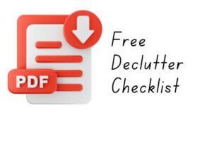 free declutter checklist
