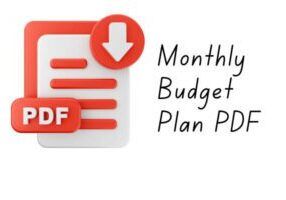 monthly budget template free
