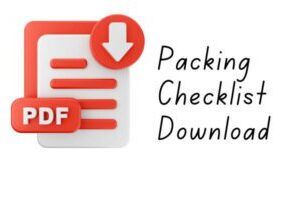 packing checklist download pdf